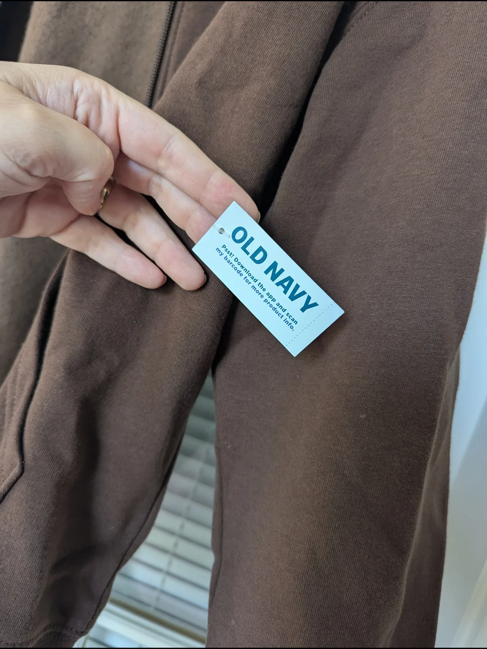 Old navy Brown Full-Zip Hooded Sweatshirt